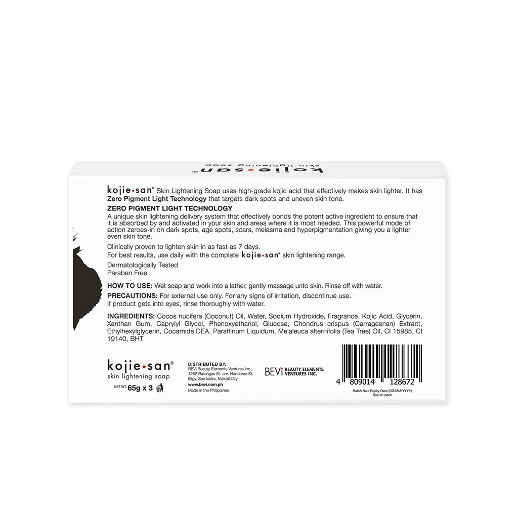 KOJIE SAN Skin Lightening Classic Soap 65Gx3 (Value Pack)